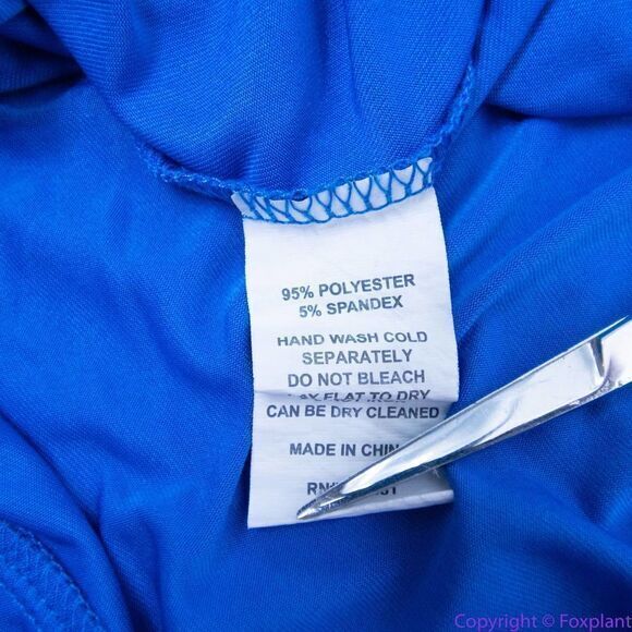 Unique‎ Vintage Gwynnie Bee Contrast Trim Blue Dress, 4X - Picture 16 of 16